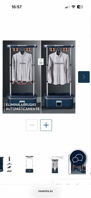 Centro de planchado Rowenta automático