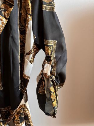 Vestido camisero estampado