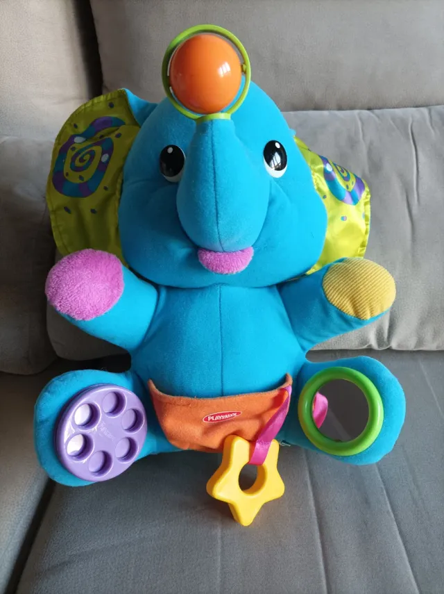 Elefantito Playskool Peluche Azul