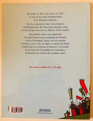 El Cantar de Mio Cid para niños