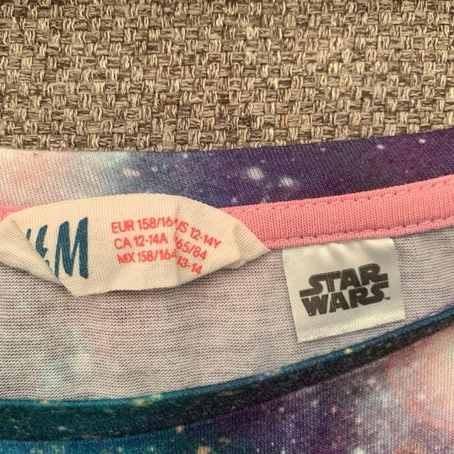 Camiseta niña Star Wars talla 12/14