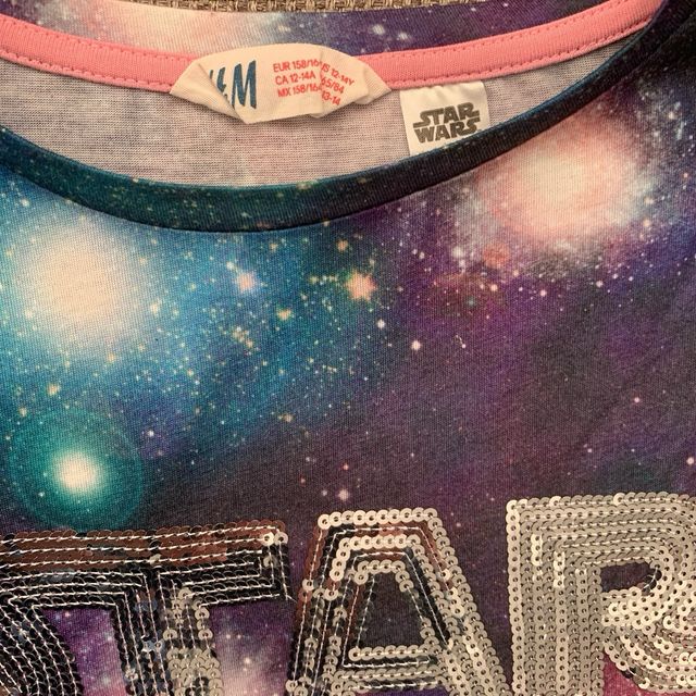 Camiseta niña Star Wars talla 12/14