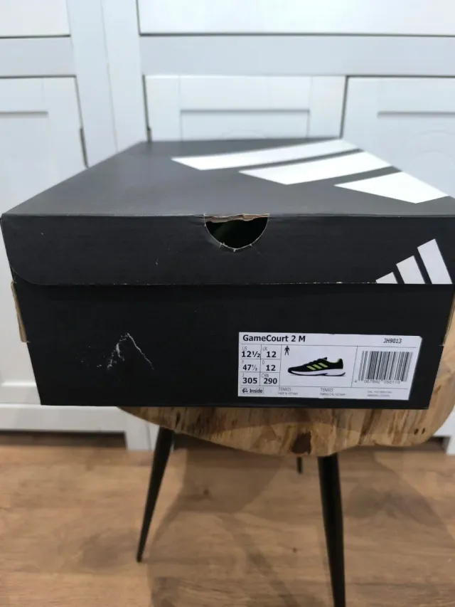 Zapatillas Adidas Gamecourt 2 Negras y Amarillas