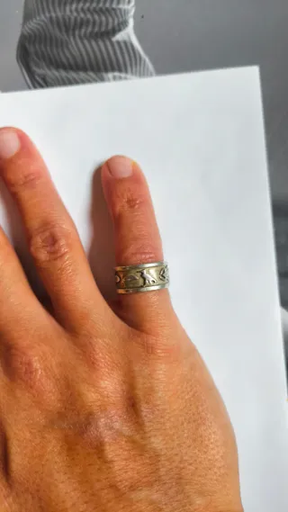 Anello Claddagh Argento Regolabile