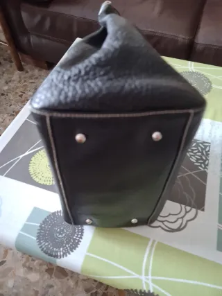 Bolso Purificación Garcia Negro Piel