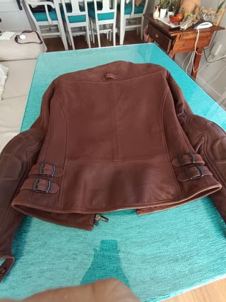 Chaqueta de moto Dainese marrón