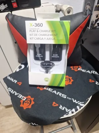 Kit Carga y Juega Xbox 360 Baterías NiMH 4800mAh
