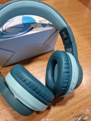 Cascos Bluetooth iClever Niños Azul