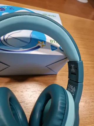 Cascos Bluetooth iClever Niños Azul