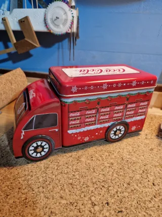 Camión Coca-Cola Amarillo