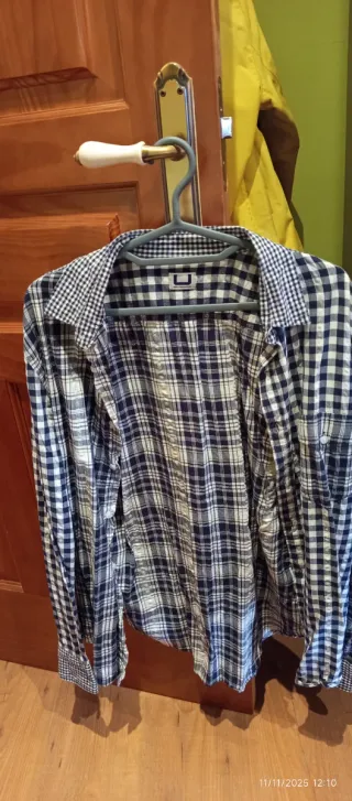 Camisa Adolfo Domínguez cuadros Talla L