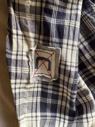 Camisa Adolfo Domínguez cuadros Talla L