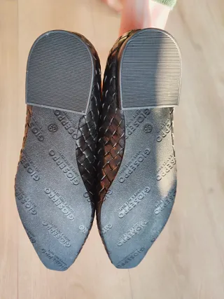 Bailarinas Gioseppo trenzadas negras T.39