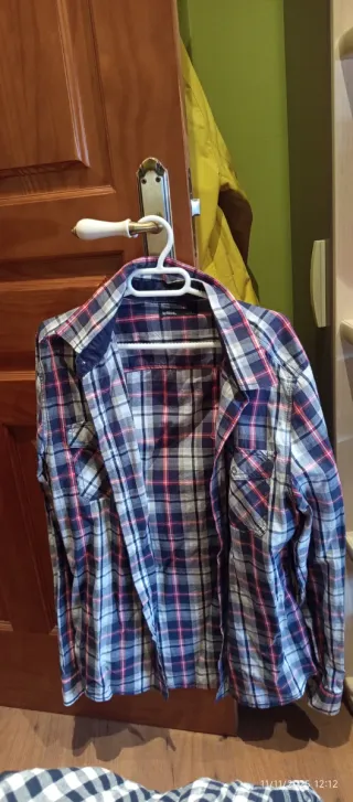 Camisa de cuadros Lefties Talla L