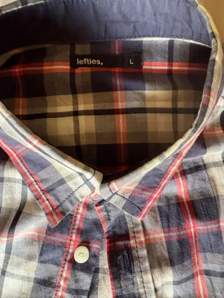 Camisa de cuadros Lefties Talla L