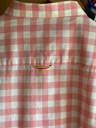 Camisa SPAGNOLO cuadros rosa XXL