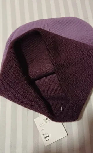 Gorro morado degradado
