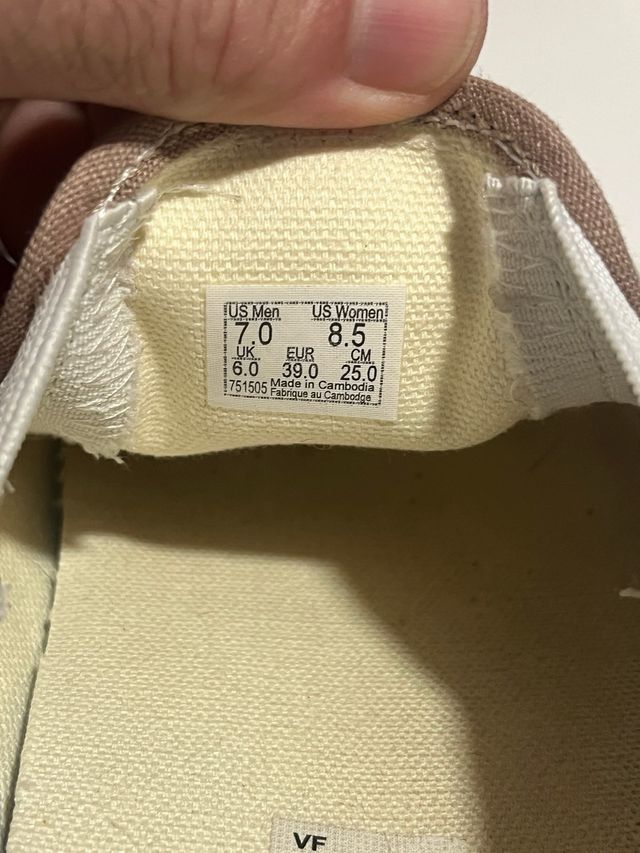 Zapatos Vans Checkerboard Talla 39