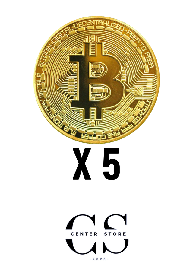 BLACK FRIDEY!! 5 MONEDAS DE COLECCIÓN BITCOIN