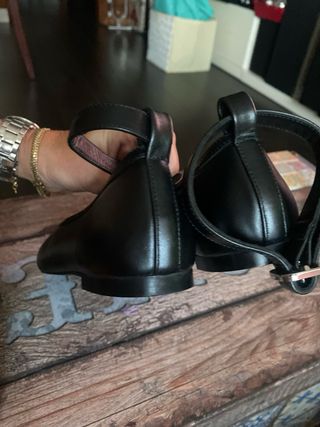 Manoletinas MD piel negras T.38