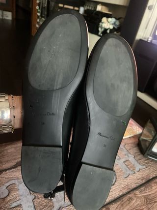 Manoletinas MD piel negras T.38