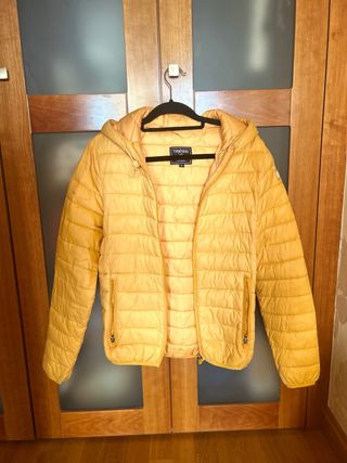 Abrigo plumas Amarillo Talla S
