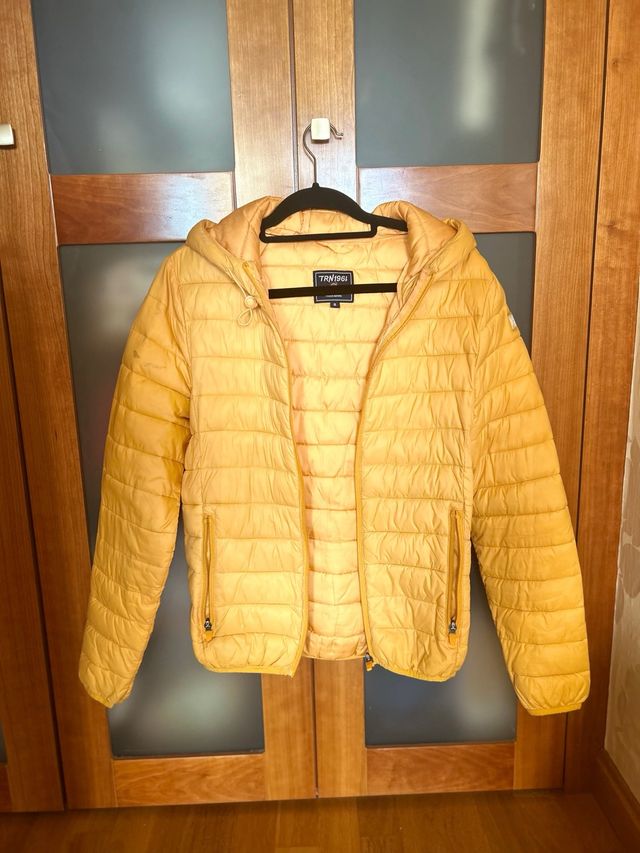 Abrigo plumas Amarillo Talla S