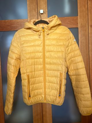 Abrigo plumas Amarillo Talla S