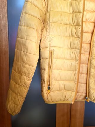 Abrigo plumas Amarillo Talla S