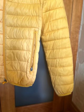 Abrigo plumas Amarillo Talla S