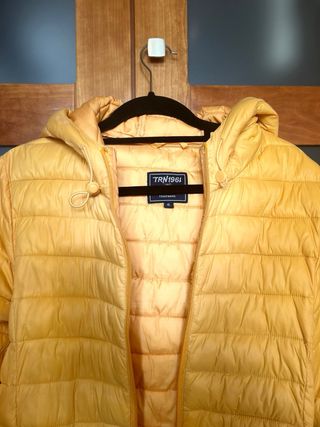 Abrigo plumas Amarillo Talla S