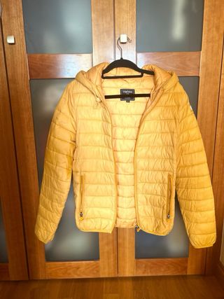 Abrigo plumas Amarillo Talla S