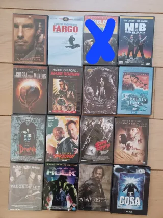 Películas en DVD - 3€ c/u