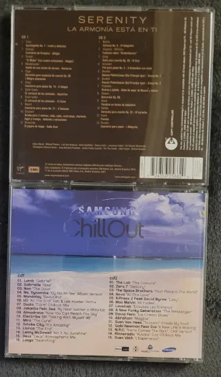 Lote 4 CDs (dobles) Chill Out / Relajación.