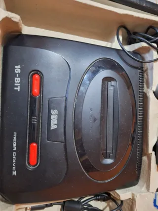 Consola Sega Mega Drive II Negra