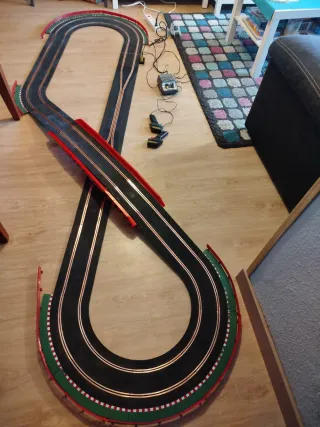 Circuito Scalextric C restaurado