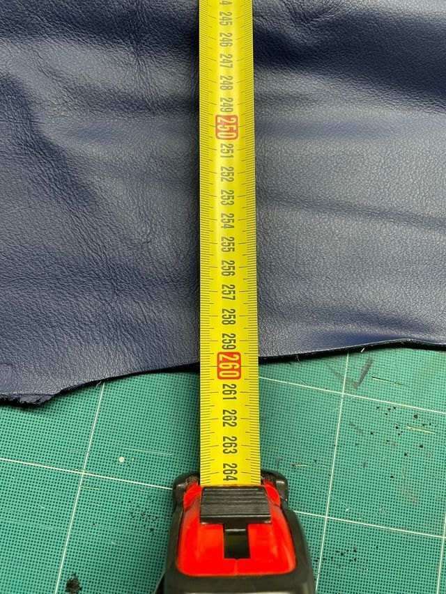 Foglio Pelle Blu Azzurro