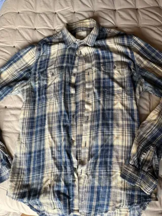 Camisa de cuadros 1975 Talla L