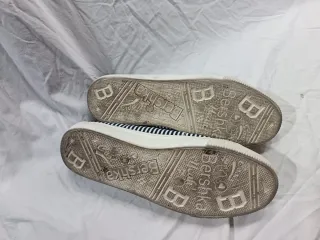 Zapatillas Bershka Marineras Rayas.