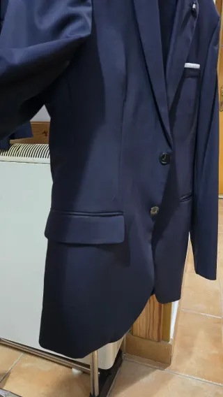 Traje completo de Zara azul oscuro