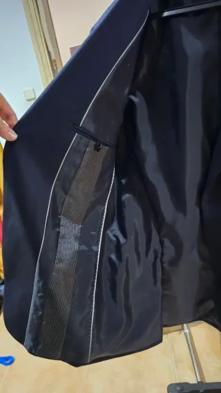 Traje completo de Zara azul oscuro