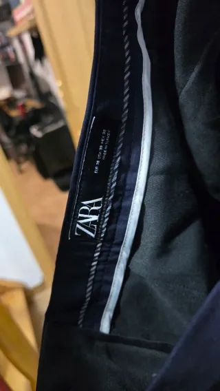 Traje completo de Zara azul oscuro
