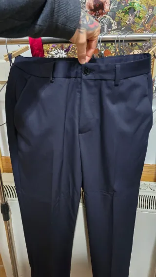 Traje completo de Zara azul oscuro
