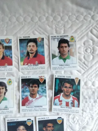 Panini Liga 93-94 11 cromos última incorporación