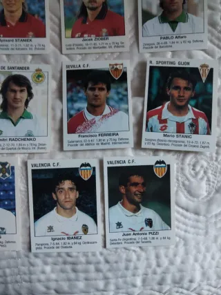 Panini Liga 93-94 11 cromos última incorporación