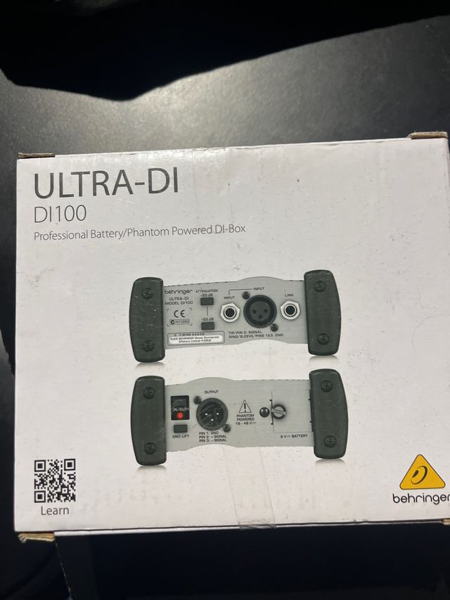 DI Behringer Ultra-DI DI100  2 unidades 25€ c/u
