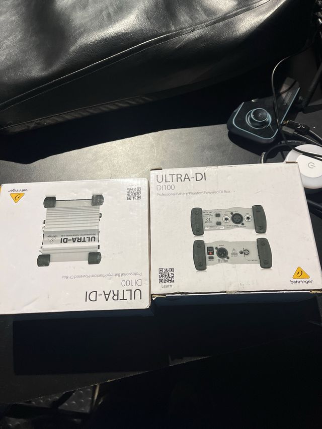 DI Behringer Ultra-DI DI100  2 unidades 25€ c/u