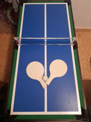 Fútbolín, billar, pin-pon y hockey