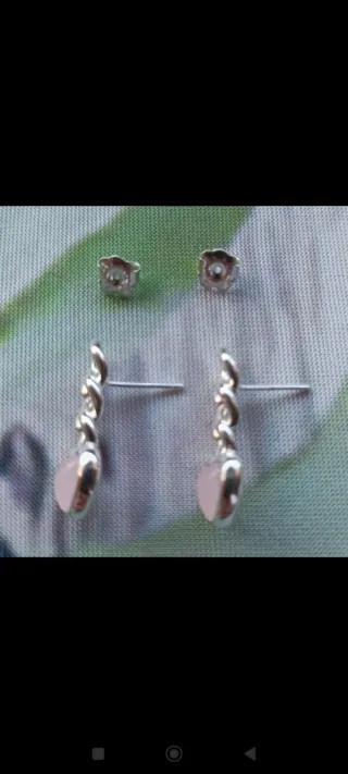 Pendientes Tous Corazón Rosa y Plata