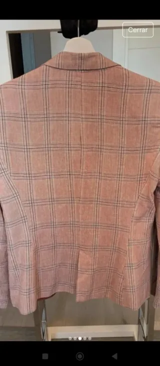 Traje de chaqueta lino Zara